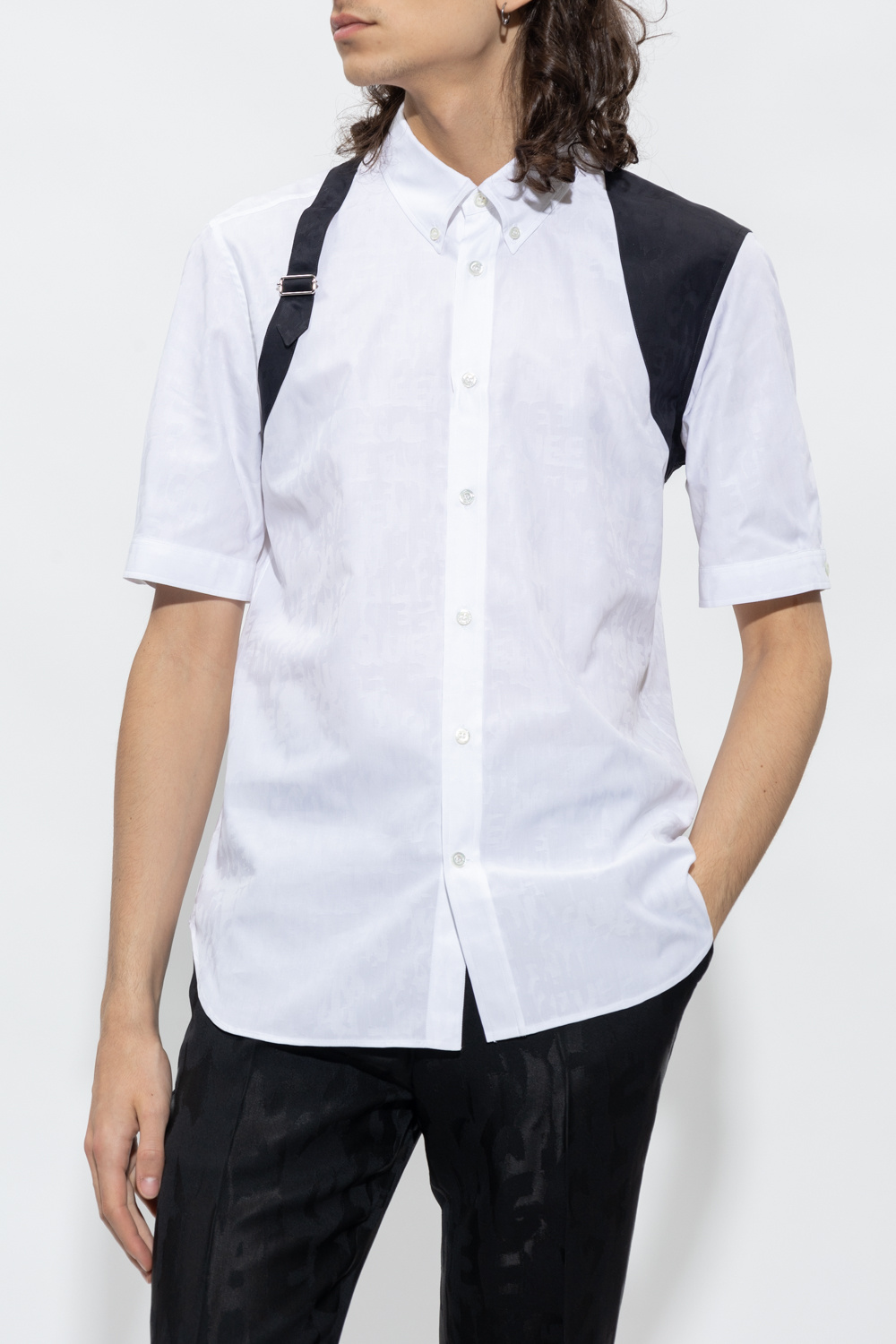 alexander mcqueen colour block blazer item - Shirt with